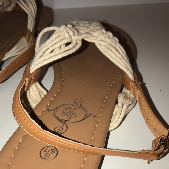Womens sole mates braided raffia sandals size small  6/7 NEW - Picture 11 of 13